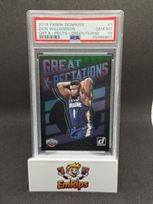 2019-20 Panini Donruss - Great X-Pectations Zion Williamson #7 Green Flood (RC)