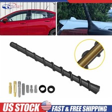7 Universal Car Short Auto Antenna Amfm Radio Aerial Whip Black W Screw 7 Universal Car Short Auto Antenna Amfm Radio Aerial Whip Black W Screw