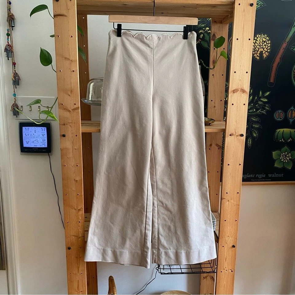 Pantalones Pantalones Marciano by Guess Pierna Ancha Cintura Vieira Tostado Caqui 6 Foto 2 de 4