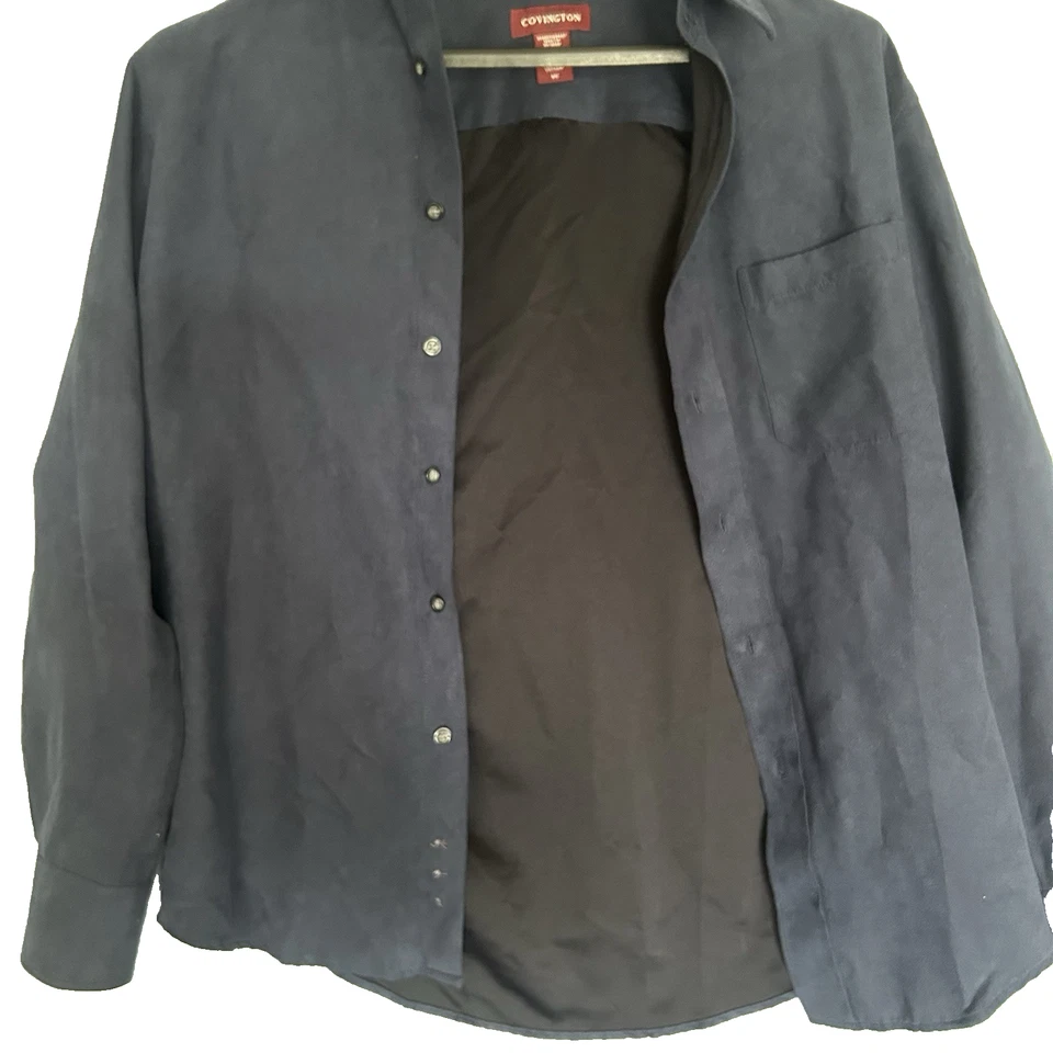 Covington  Button Down Men's Long Sleeve Shirt Blue Size Small — 第 3/4 张图片