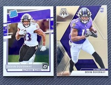 Devin Duvernay RC 2020 Panini Donruss Optic Rated Rookie #179 + Mosaic Base