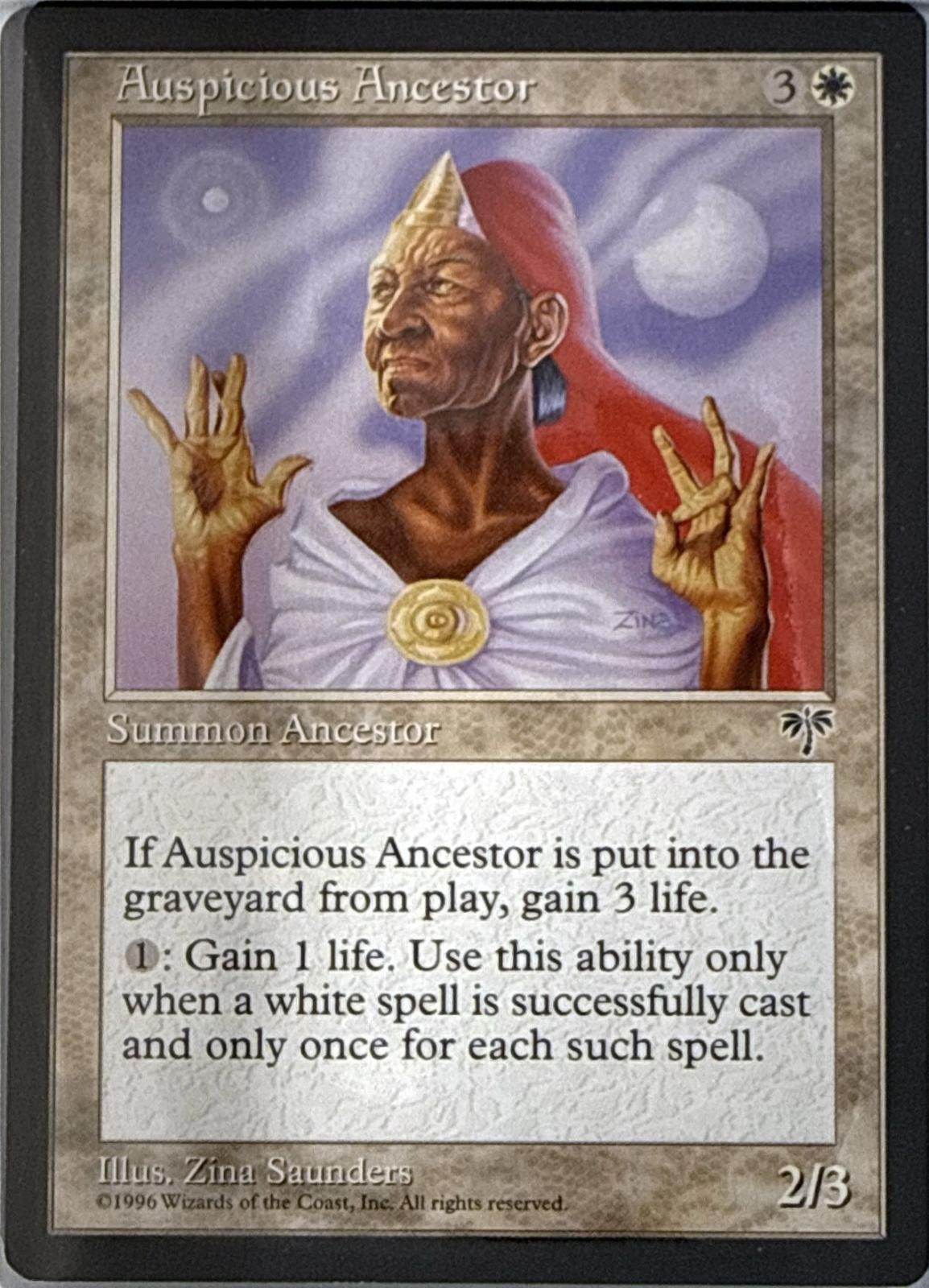 AUSPICIOUS ANCESTOR RARE MIRAGE MAGIC: THE GATHERING NM/M