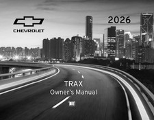 New Printed Book 2026 Chevy Trax Oem Owners Users Manual Guide 833a