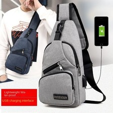 Fashion Casual Crossbody Bag Small Men'S Shoulder Bag Men Diagonal Backpack Mess