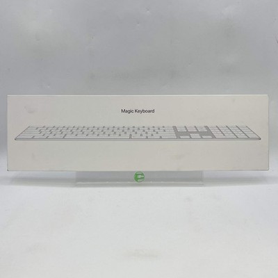 New Apple Magic Keyboard with Numeric Keypad White A1843 Keyboard