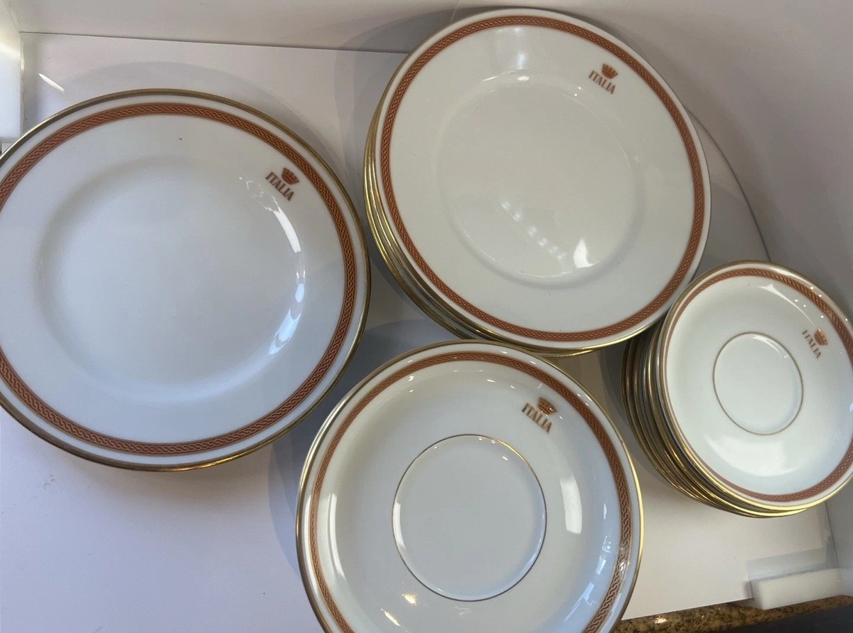 Ginori ITALIA Andrea Doria Plates OceanLiner Shipwreck 1st Class