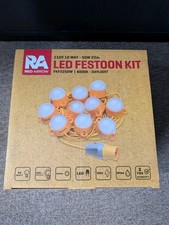 LED 110v Festoon Kit Construction Lights 22m Site Lighting Connectable