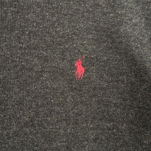 Polo Ralph Lauren Men's Charcoal Heather Quarter Zip Pullover Sweater XXL - Afbeelding 6 van 15
