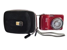 Kodak EasyShare C1450 14MP Digital Camera with 5x Optical Zoom - Red, Bundle