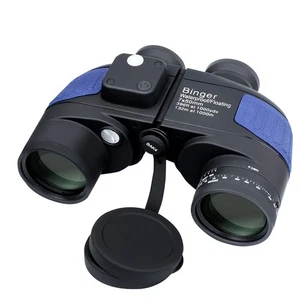Binger 7x50 Marine Binoculars with illuminated built-in compass Reticle BAK 4