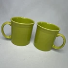 Set of 2 Homer Laughlin Fiesta Fiestaware Mug D Handle Lemongrass Retired