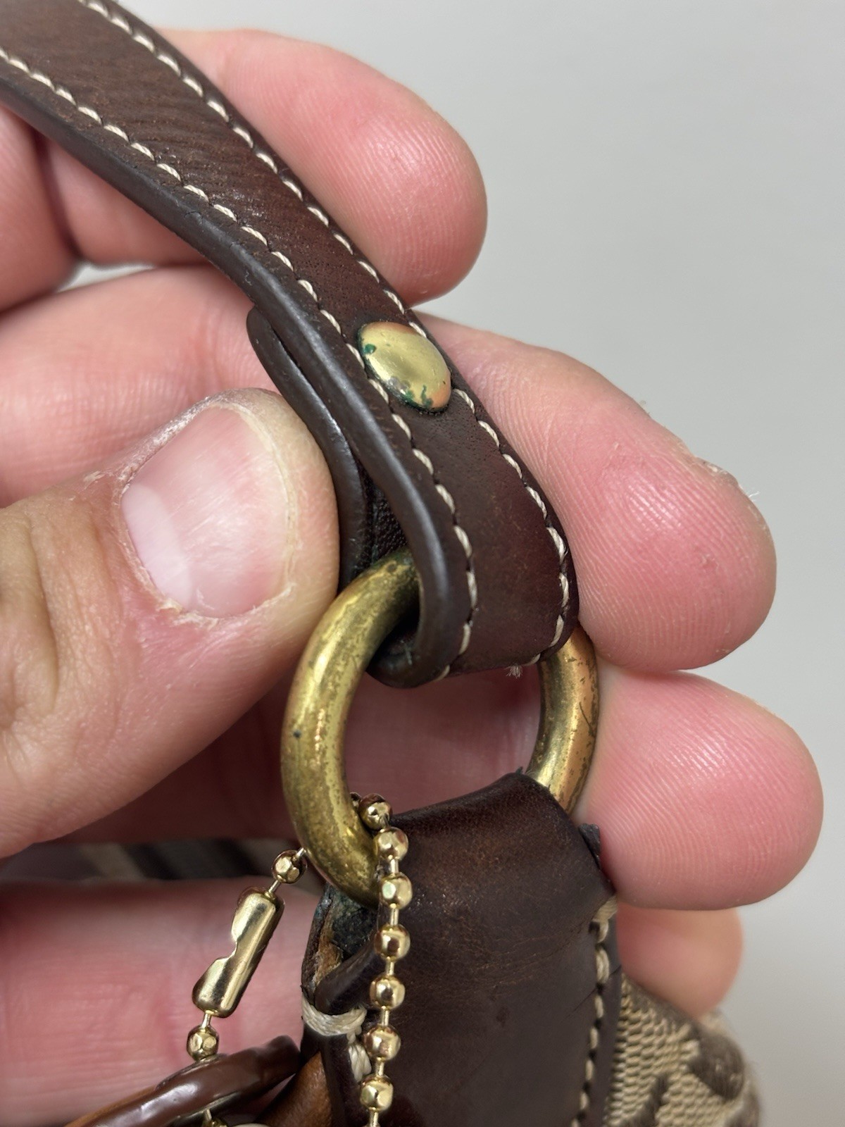 2007 Coach Patchwork Top Handle Pouch Mini Hobo H… - image 16