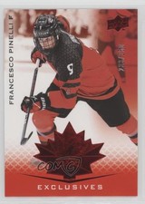 2021 Upper Deck Team Canada Juniors Exclusives /250 Francesco Pinelli #92 0m8f