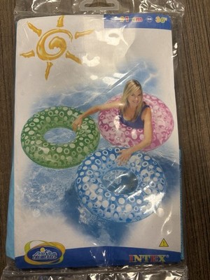 New Vintage 2008 Intex The Wet Set 36  Blue Inflatable Tube