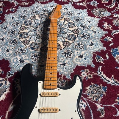 Electric Guitar Hurricane by Morris MSS-3M Black 80s Vintage Made