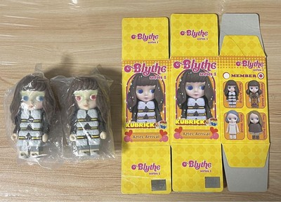 Blythe Kubrick Series 1 Aztec Arrival Blue Eyes Red Eyes Set of 2 Boxed