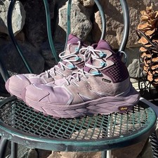 Hoka One One Anacapa Mid GTX Women's Hiking Boots Elderberry/Grape Wine 9B