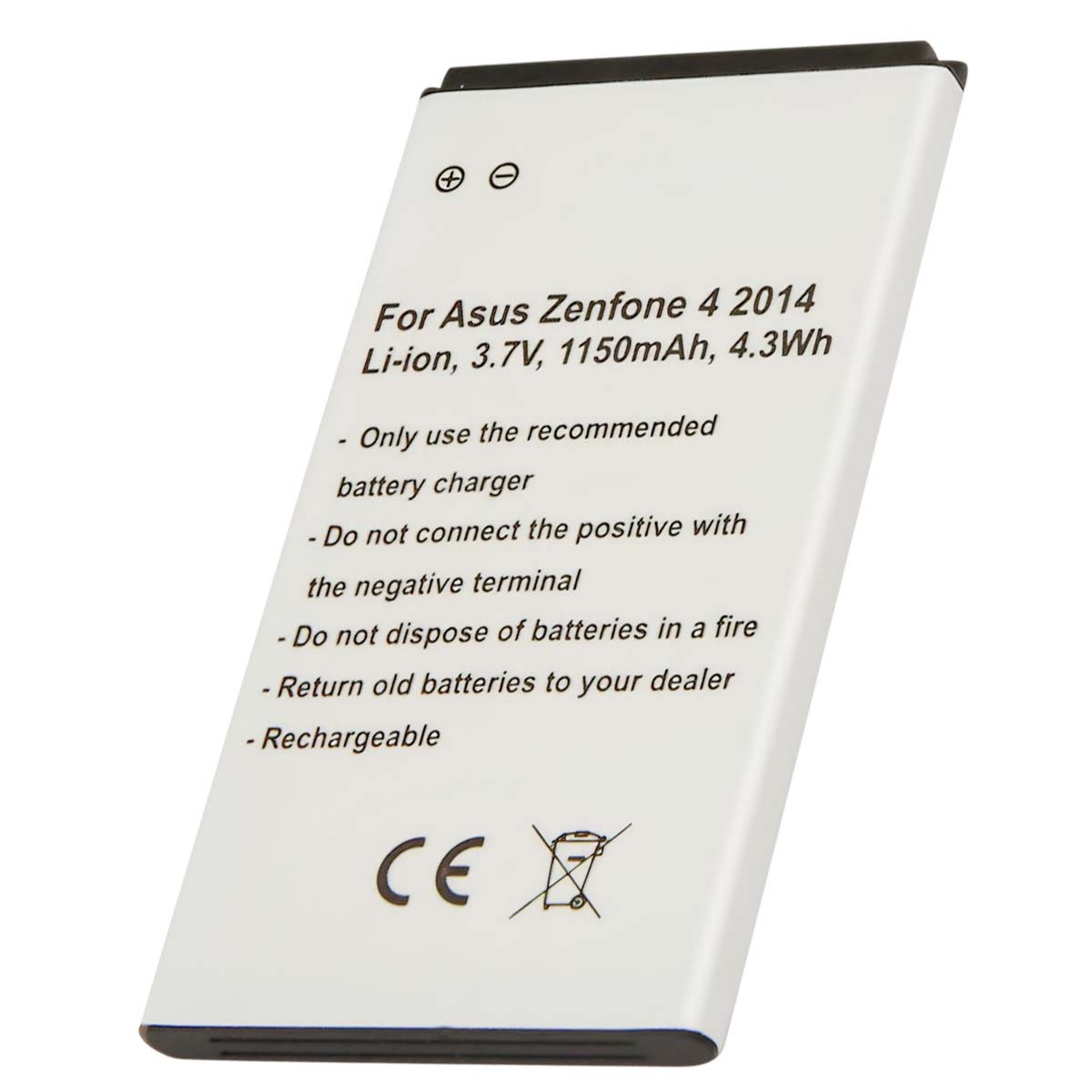 Batterie pour Asus Zenfone 4 1150mAh 4.3Wh bloc rechange Avizar