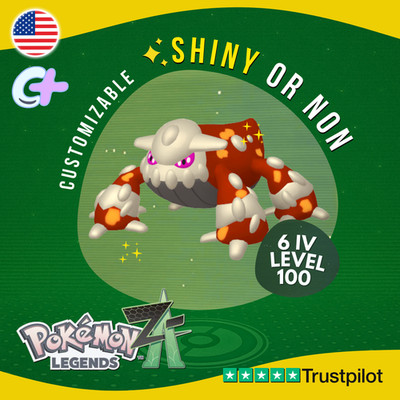 Heatran   Shiny or Non Shiny 6 IV Pokémon Legends Z-A Custom Competitive ZA Z A