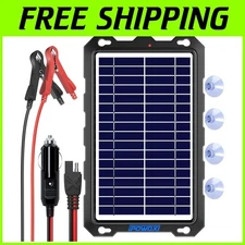 Versatile 7.5W Solar Charger for LiFePO & 12V Batteries - Eco-Friendly Solution