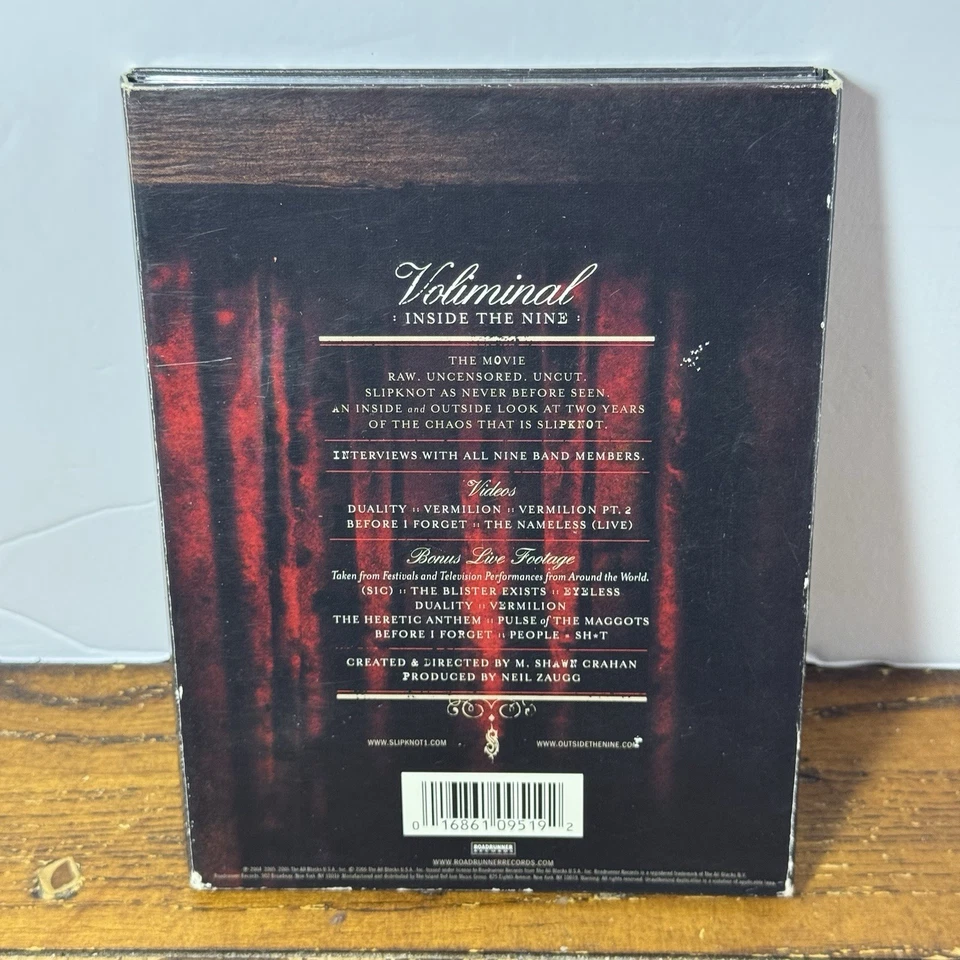 Slipknot - Voliminal: Inside the Nine (DVD, 2006) Foto 2 de 3