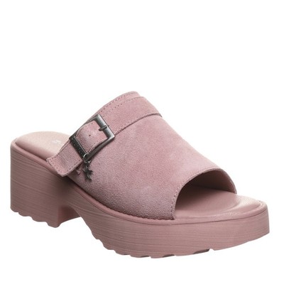 Bearpaw Frances 3422w Womens Comfort Platform Clog Shoes Peony - 8 Medium
