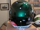 Sam Darnold Signed Jets Full Size Speed Authentic Gotham Green Helmet 14 Fanatic — photo 7