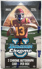 2023 Bowman Chrome U Football Hobby Box New Factory Sealed Quantity Discount