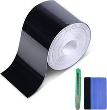 High Gloss Black Vinyl Wrap Tape 2 Inch X 30ft Self-adhesive Universal Chrome B High Gloss Black Vinyl Wrap Tape 2 Inch X 30ft Self-adhesive Universal Chrome B