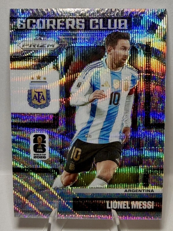 2026 Panini Prizm Fifa World Cup - Scorers Club Lionel Messi #15 Wave Prizm