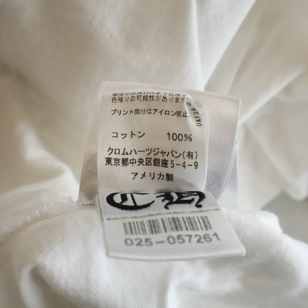 CHROME HEARTS Neon Yellow CH Logo Tee Neo Front Horseshoe English Back Used 906b thumbnail 8