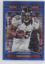 2013 Panini Prizm Monday Night Heroes Wal-Mart Blue Pulsar Chris Harris Jr r0m