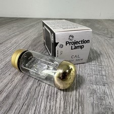 Genuine GE CAL Projector Lamp Projection Light Bulb, 120v 300w New Old Stock
