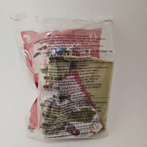 Giocattolo Happy Meal 2004 Tony Hawk BoomBoom Huckjam McDonald's - Noseslide #8 - Foto 2 di 2