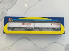 Athearn 1/87 HO 28403 Knight Transport 53’ Wabash Duraplate Trailers New In Box