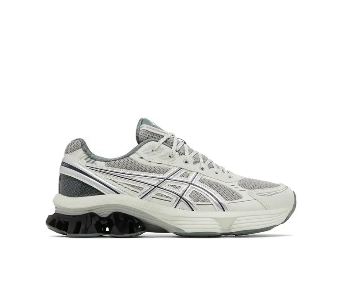 ASICS Gel-Kinetic‎ Fluent Men\'s Size 9 Silver Grey Running Shoes NIB NEW ARRIVAL] ASICS Gel-Kinetic Fluent SNEAKERS IN “Seal Grey  main image 4
