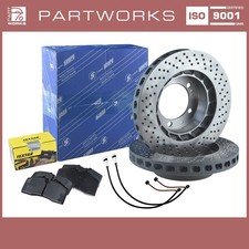 Bremsscheiben + Bremsbeläge +WK für PORSCHE 993 Carrera VORNE