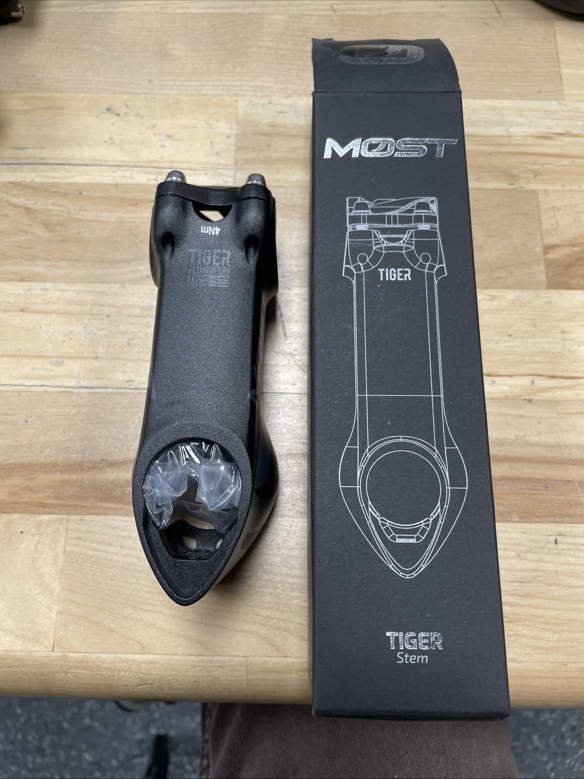 Pinarello / Most Tiger ALU Aero TiCR Stem 31.8mm x 90mm - 8°