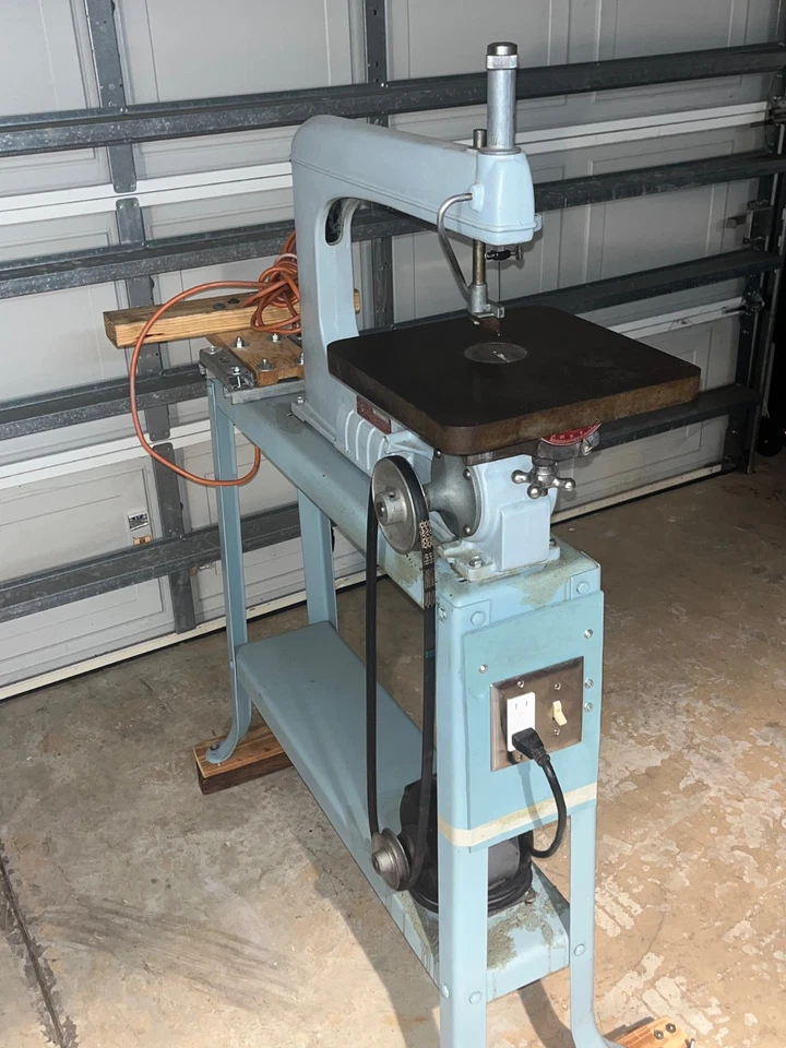 Sierra de desplazamiento Homecraft modelo 40-110 de 16" + Motor Homecraft original de 1/3 HP + ¡Soporte! Foto 3 de 4