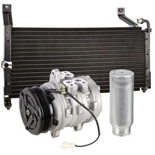 For Chevy Metro AC Compressor w/ A/C Condenser & Drier TCP