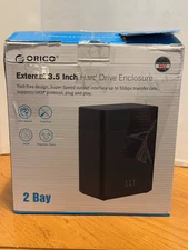 ORICO 2 Bay Hard Drive Enclosure 3.5" SATA HDD Docking Station USB3.0