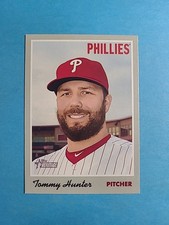 Tommy Hunter 2019 Topps Heritage Baseball Card # 28 J5220