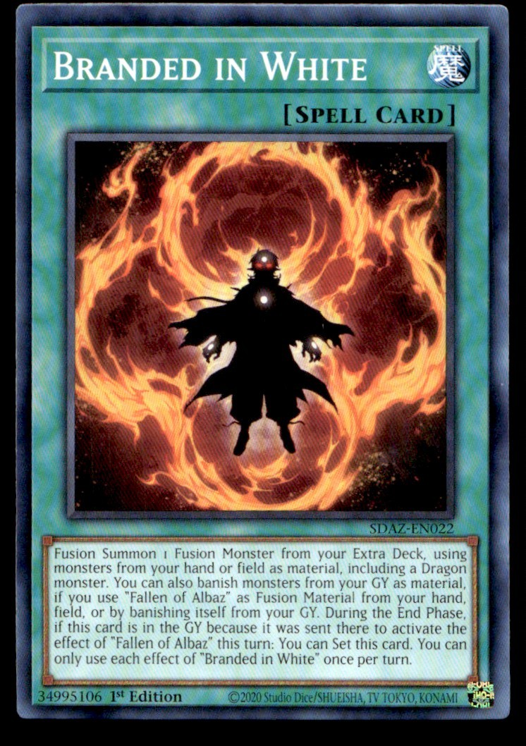 Branded in White Structure Deck: Albaz Strike SDAZ-EN022 MP YuGiOh TCG | Buy 10