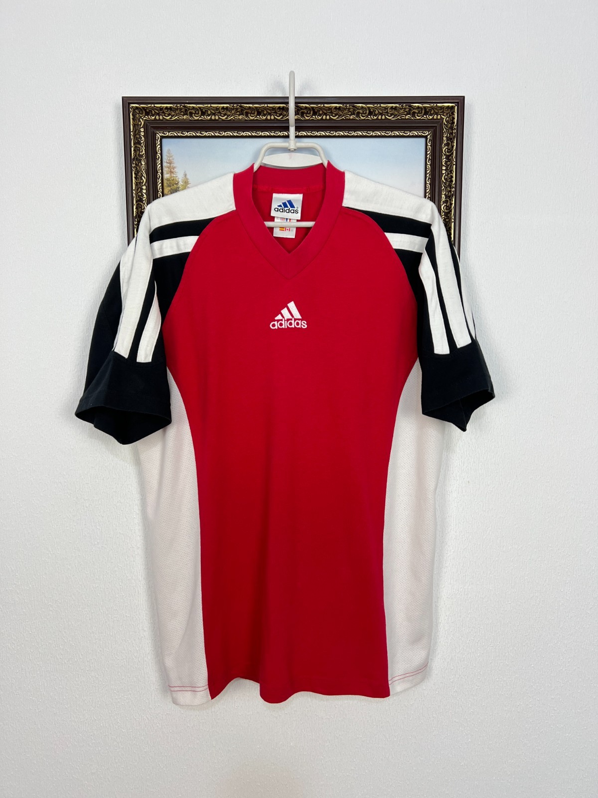 Vintage 90's Adidas Nurnberg Football Template Shirt Soccer Jersey Trikot Sz M