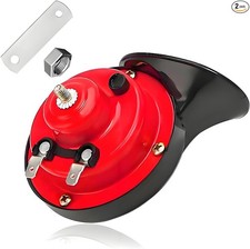 Super Loud 12V 300DB Universal Waterproof Car Air Horn, High Low Tone Snail Horn