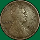 1915-S Lincoln Wheat Cent Fine F Coin #42660