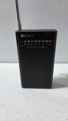 Sony ICF-P26 AM/FM Portable Radio Black Tested Working 