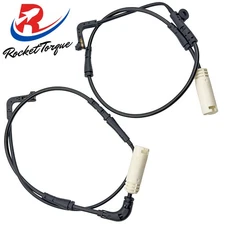 2Pcs Disc Brake Pad Wear Sensor for BMW E60 525i 528xi 530i 535xi Front & Rear