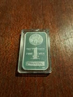 1 oz silver bar in plastic case