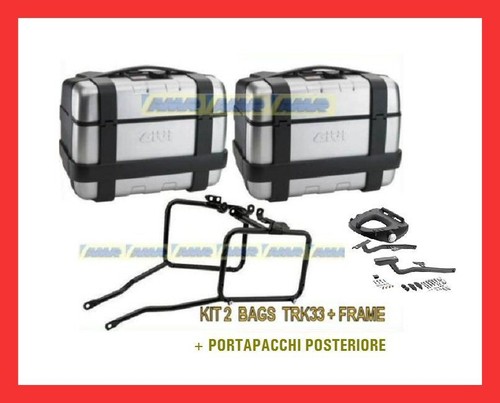 Set Valises Givi TRK33 +Chassis+Porte-Bagages 257FZ M5 Honda VFR 800 98 01 - 第 1/1 張圖片